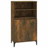 vidaXL Haut Armoire Ch&ecirc;ne fum&eacute; 60 x 36 x 110 cm Bois d'ing&eacute;nierie