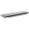 vidaXL Étagère murale flottante Gris béton 90x23,5x3,8 cm MDF