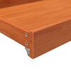 vidaXL Tiroirs de lit de jour 2 pcs cire marron bois de pin massif