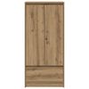 vidaXL Armoire avec tiroir ch&ecirc;ne artisanal 55,5x34x119,5 cm