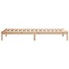vidaXL Cadre de lit extra long sans matelas 90x220 cm bois massif pin