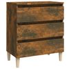 vidaXL Buffet Ch&ecirc;ne fum&eacute; 60x35x69 cm Bois d'ing&eacute;nierie