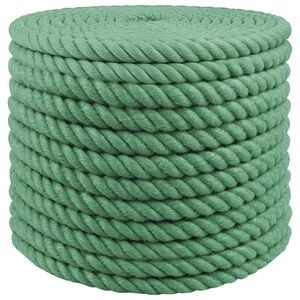 vidaXL Corde en Jute 16 mm Vert Jute 100% Tossa