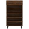 vidaXL Armoire &agrave; chaussures ch&ecirc;ne marron 60x35x105cm bois d'ing&eacute;nierie