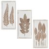 vidaXL D&eacute;cor artistique 3 pc 40 x 40 x 1,5 cm Bois d&rsquo;ing&eacute;nierie