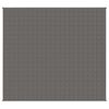 vidaXL Couverture lest&eacute;e Gris 200x230 cm 9 kg Tissu