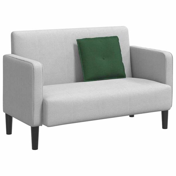 vidaXL Coussin de Dos Vert Jungle 50 x 45 cm Tissu en velours c&ocirc;tel&eacute;