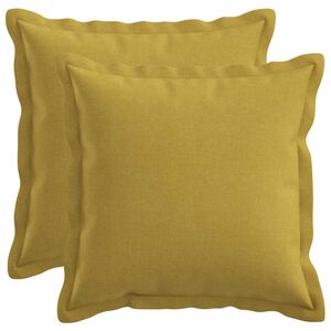 vidaXL Housse de coussin 2 pc HOUTEN Vert clair 30 x 30 cm