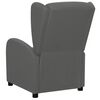 vidaXL Fauteuil inclinable Gris clair Tissu