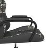 vidaXL Chaise de jeu de massage Noir et camouflage Similicuir