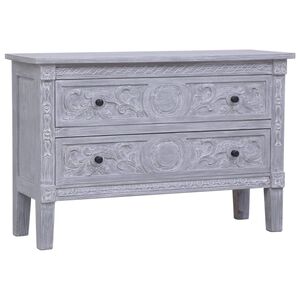 vidaXL Buffet avec 2 tiroirs 90x30x60 cm Bois d'acajou massif