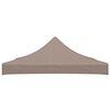 vidaXL Toit de tente de réception 3x3 m Taupe 270 g/m²