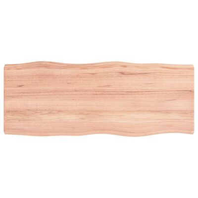 vidaXL Dessus de table bois massif traité bordure assortie
