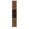vidaXL Armoire de bain Chêne marron 30x30x179 cm Bois d'ingénierie