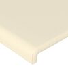 vidaXL Cadre de lit sans matelas cr&egrave;me 200x200 cm similicuir