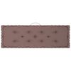 vidaXL Coussins de plancher de palette lot de 5 Taupe Coton