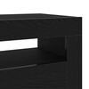 vidaXL Meuble TV 2 pcs Ch&ecirc;ne noir 75 x 35 x 40 cm Bois d'ing&eacute;nierie