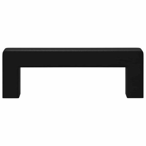 vidaXL Poign&eacute;e de meuble 2 pcs Noir 110 x 12 x 36 mm Fer