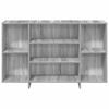 vidaXL Buffet sonoma gris 120x30x75 cm bois d'ing&eacute;nierie