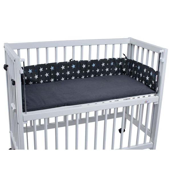 tiSsi Doublure pour berceau MAXI Boxspring Anthracite &Eacute;toiles