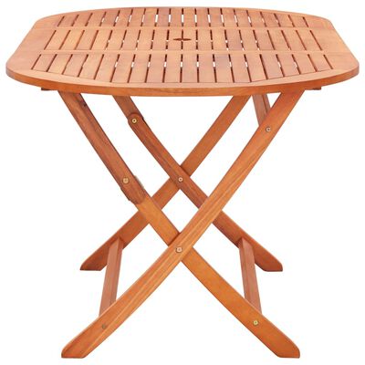 vidaXL Mobilier à dîner d'extérieur 7 pcs Gris Eucalyptus et textilène