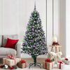 vidaXL Sapin de No&euml;l artificiel Vert 180 cm PVC, Acier et Plastique