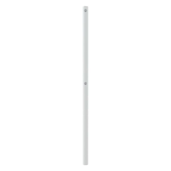 vidaXL T&ecirc;te de lit m&eacute;tal blanc 180 cm