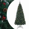 vidaXL Sapin de No&euml;l artificiel &agrave; charni&egrave;res avec boules 500 cm