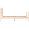 vidaXL Cadre de lit sans matelas 100x200 cm bois massif