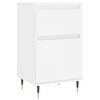vidaXL Buffets 2 pcs blanc 40x35x70 cm bois d&rsquo;ing&eacute;nierie