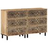 vidaXL Armoires lat&eacute;rales 2 pcs 60x33x75 cm bois massif de manguier