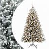 vidaXL Arbre de No&euml;l Artificiel avec Boule 240 cm 300 LED Blanc chaud