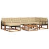 vidaXL Ensemble de canap&eacute;s d'ext&eacute;rieur 19 pcs Naturel et Beige