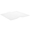 vidaXL Protecteur de table transparent 80x80 cm 1,6 mm PVC
