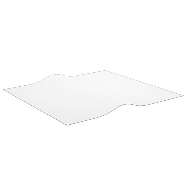 vidaXL Protecteur de table transparent 80x80 cm 1,6 mm PVC