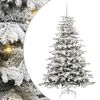 vidaXL Sapin de No&euml;l Artificiel &agrave; Branches Articul&eacute;es Blanc 180 cm