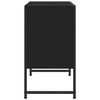 vidaXL Armoire lavabo de salle de bain noir 80x33x60cm bois ingénierie