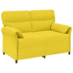 vidaXL Canap&eacute; 100% polyester, cadre en m&eacute;tal, MDF, Contreplaqu&eacute;