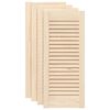vidaXL Portes d'armoire &agrave; persiennes 4pcs 69x29,5cm bois de pin massif