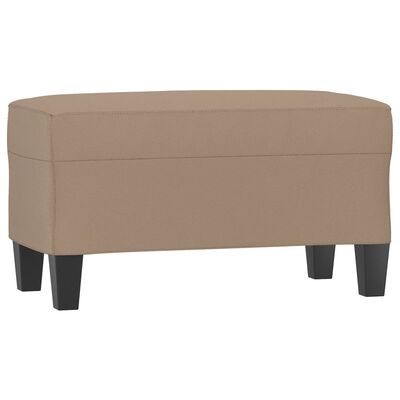 vidaXL Banc Cappuccino 70x35x41 cm Similicuir