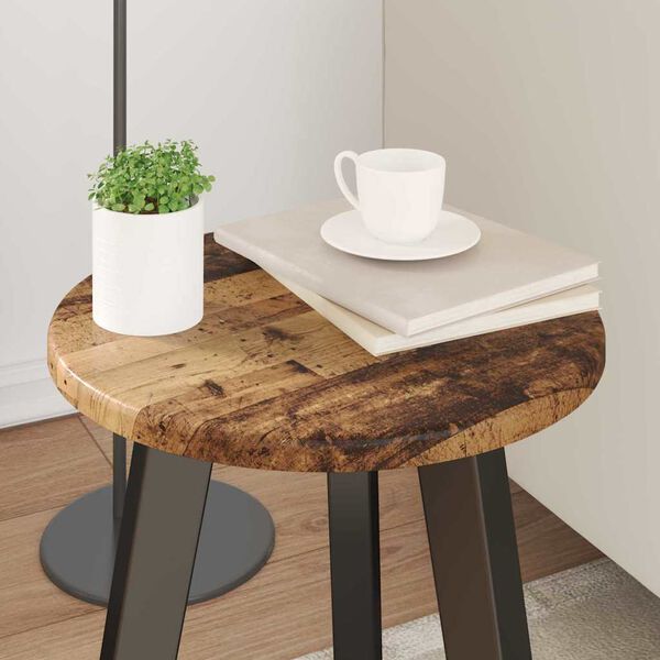 vidaXL Plateau de table Bois ancien 30 x 30 x 1,5 cm Bois d'ing&eacute;nierie