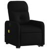vidaXL Fauteuil de massage inclinable Noir Tissu