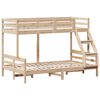 vidaXL Lit superpos&eacute; sans matelas 80x200/120x200 cm bois massif