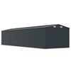 vidaXL Abri de jardin Anthracite 257x779x181 cm Acier galvanis&eacute;