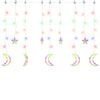 vidaXL Guirlande lumineuse &eacute;toile et lune avec t&eacute;l&eacute;commande 138 LED