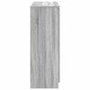 vidaXL Buffet et tiroirs sonoma gris 100,5x35x98,5cm bois d'ing&eacute;nierie