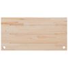vidaXL Dessus de bureau blanc 100x50x2,5 cm bois massif de pin