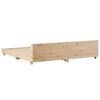 vidaXL Cadre de lit sans matelas 180x200 cm bois massif de pin