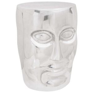 vidaXL Tabouret Argent&eacute; Aluminium