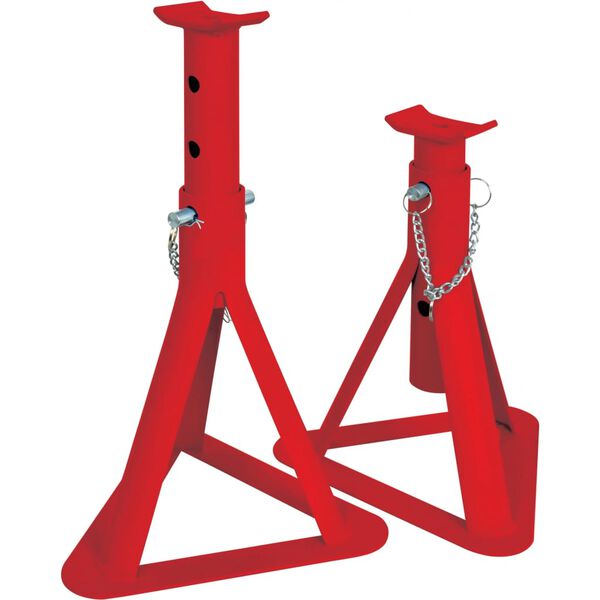 Carpoint Ensemble de support d'essieu 2 pi&egrave;ces 2000 kg Rouge